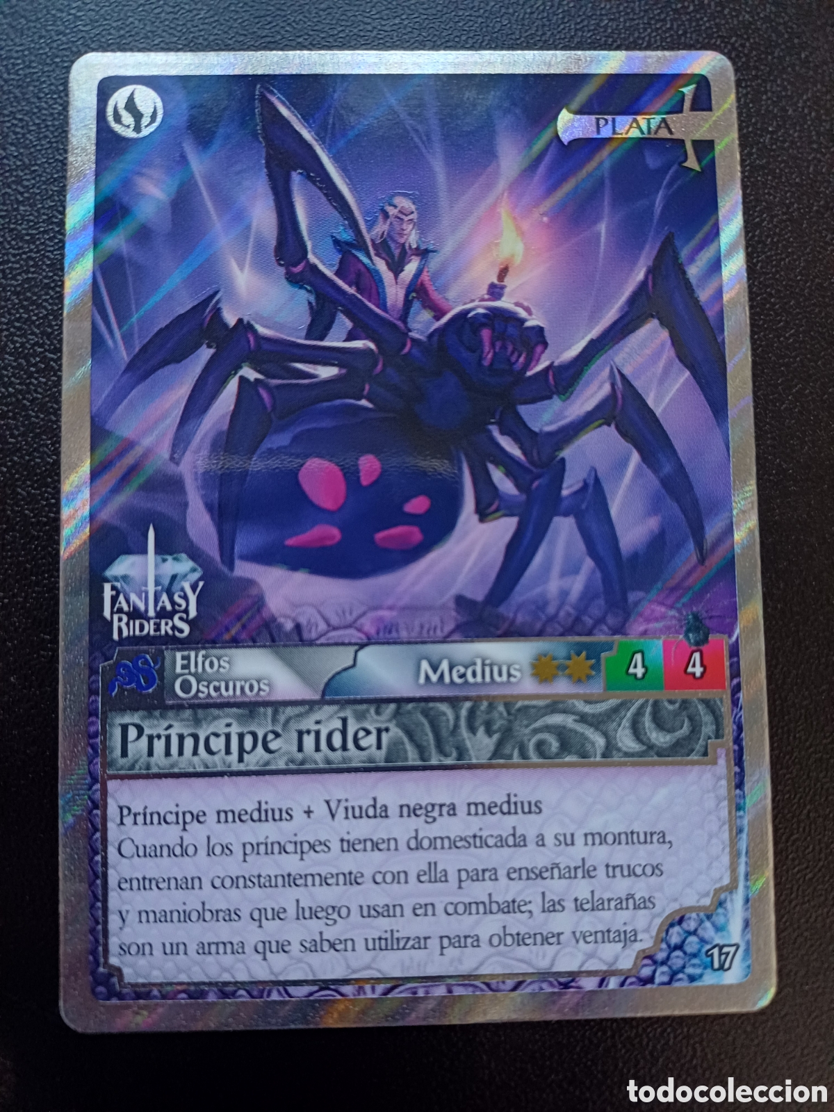 Sammelkarten: #017 PRINCIPE RIDER MEDIUS PLATA PANINI FANTASY RIDERS LA INVASION DE LOS GIGANTES 2019