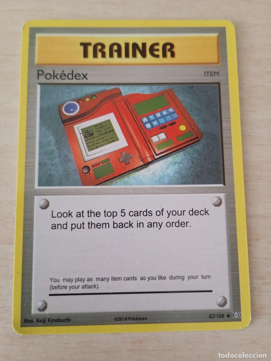 Trading cards: Carta Pok&eacute;mon Trainer Pokedex Evolutions Proxy - Foto 1