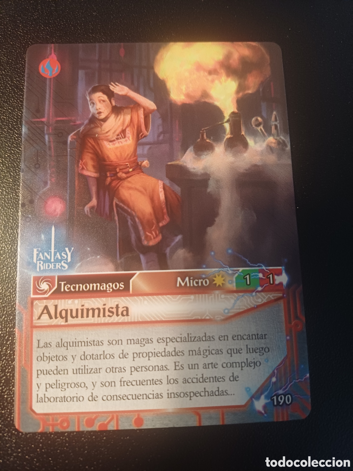 Cartas Colecion&aacute;veis: #190 ALQUIMISTA MICRO PANINI FANTASY RIDERS LA INVASION DE LOS GIGANTES 2019