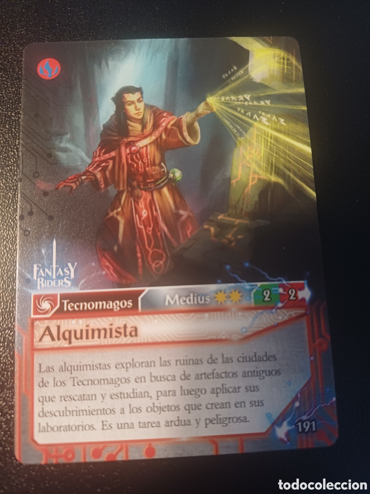 Cartas Colecion&aacute;veis: #191 ALQUIMISTA MEDIUS PANINI FANTASY RIDERS LA INVASION DE LOS GIGANTES 2019
