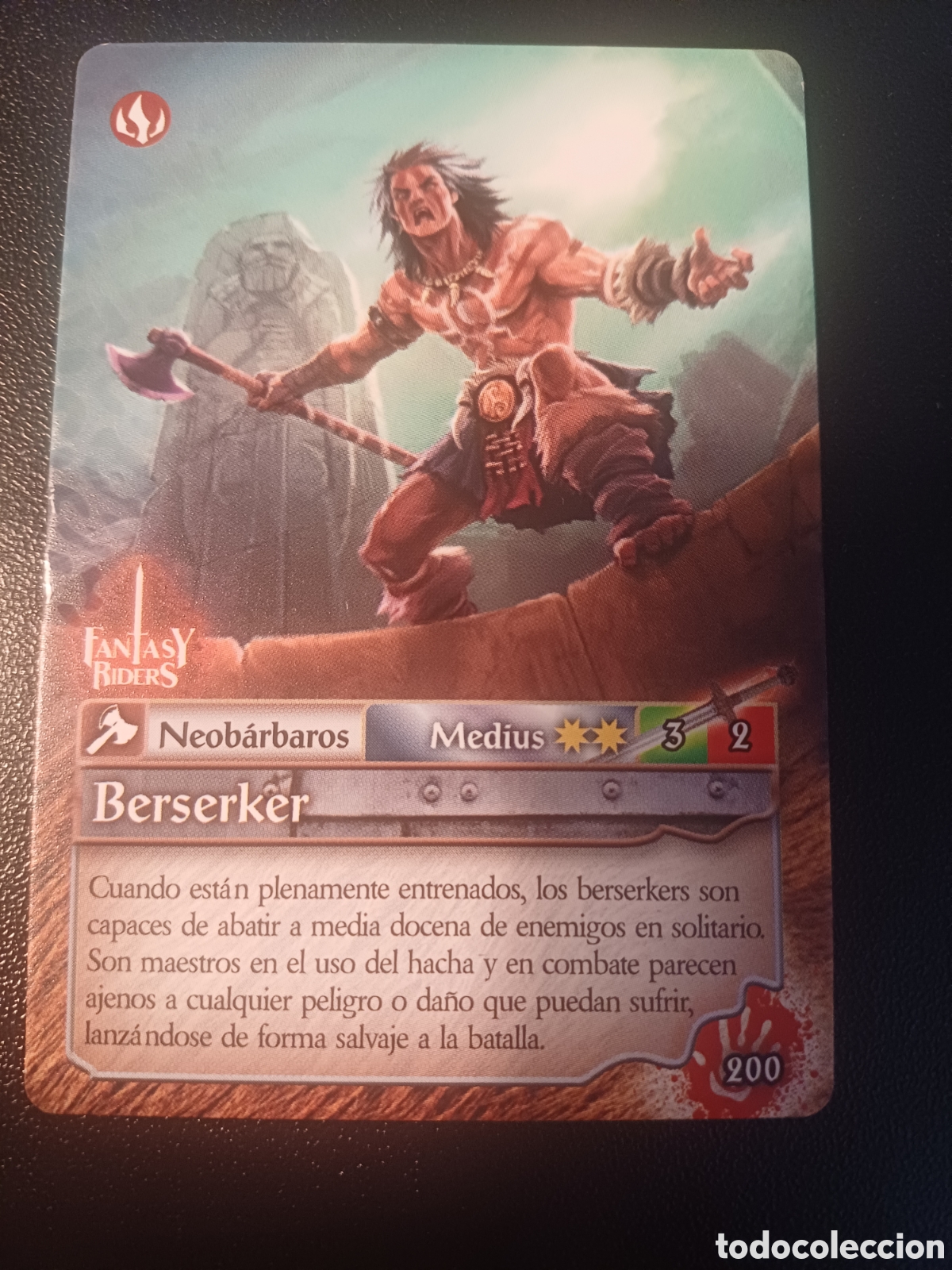 Cartes &agrave; &Eacute;changer: #200 BERSERKER MEDIUS PANINI FANTASY RIDERS LA INVASION DE LOS GIGANTES 2019