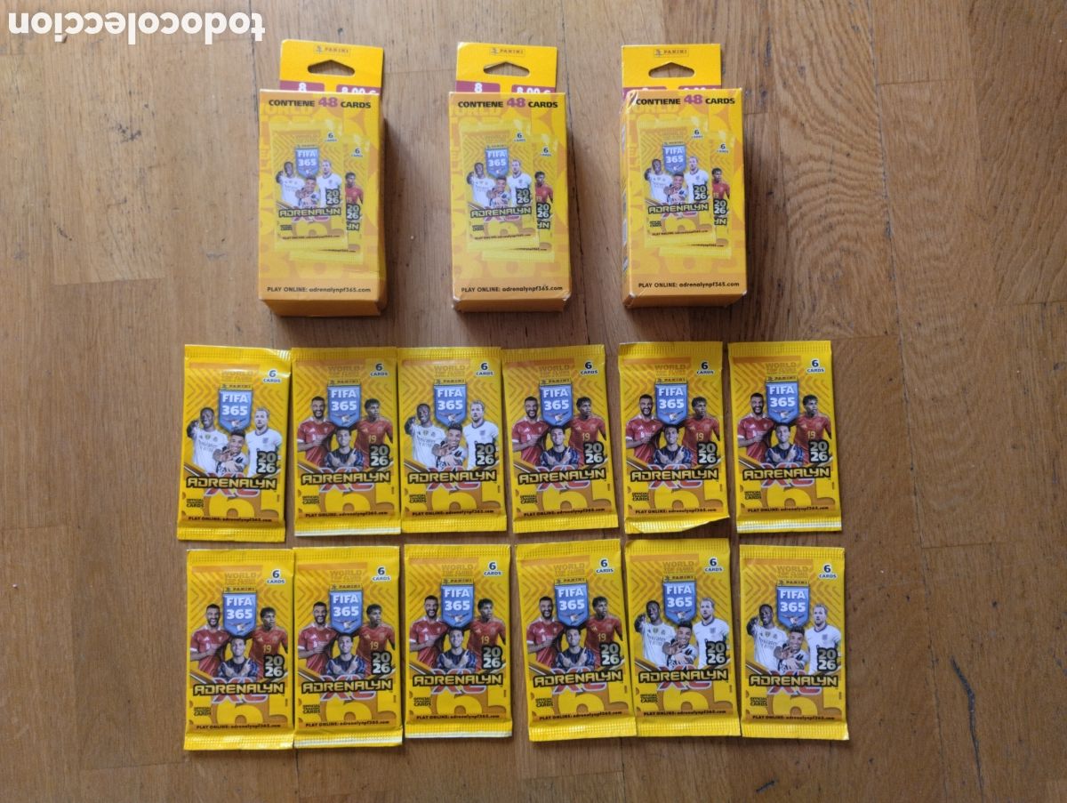 Trading Cards: Lote Adrenalyn World Top Clubs Teams & Players Fifa 365 2026