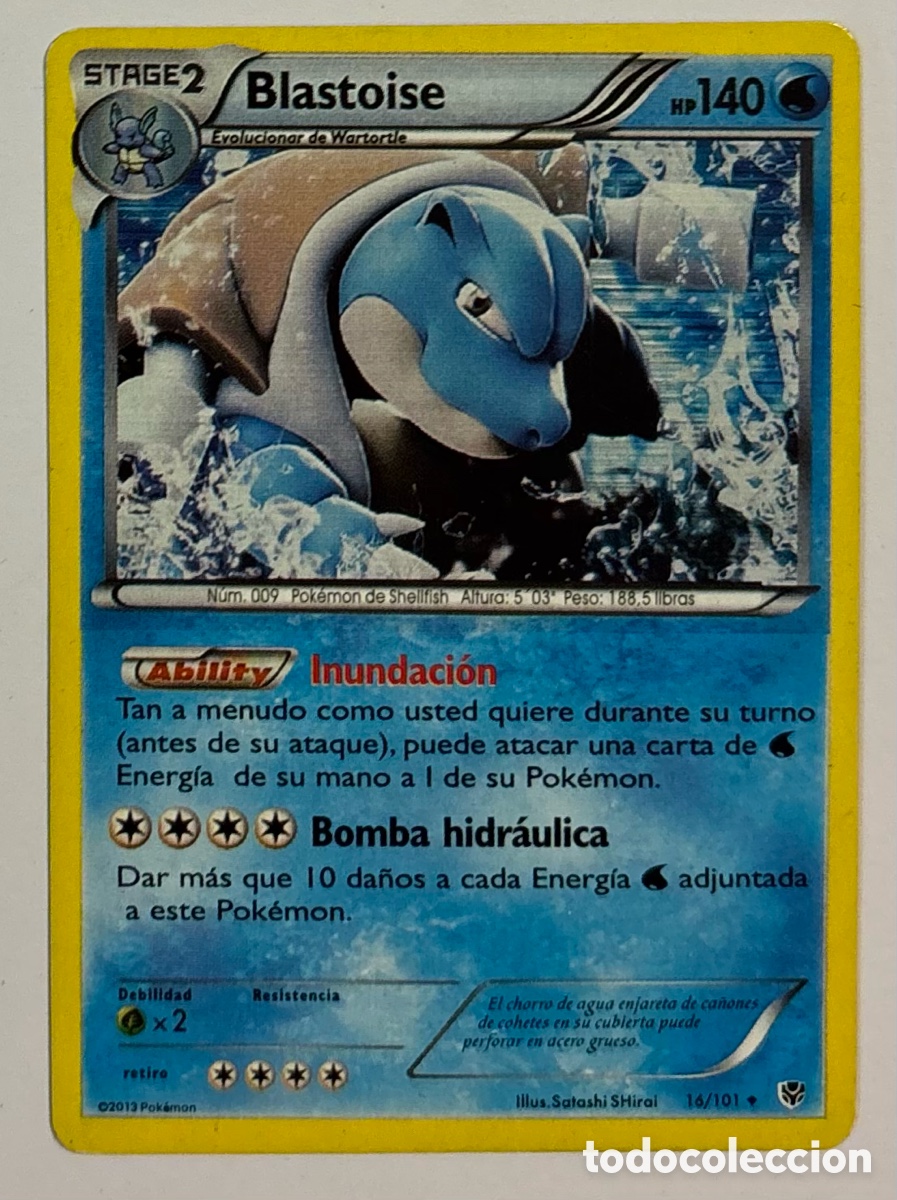 Trading cards: BLASTOISE. POK&Eacute;MON CARD N&deg; 16 (2013). - Foto 1