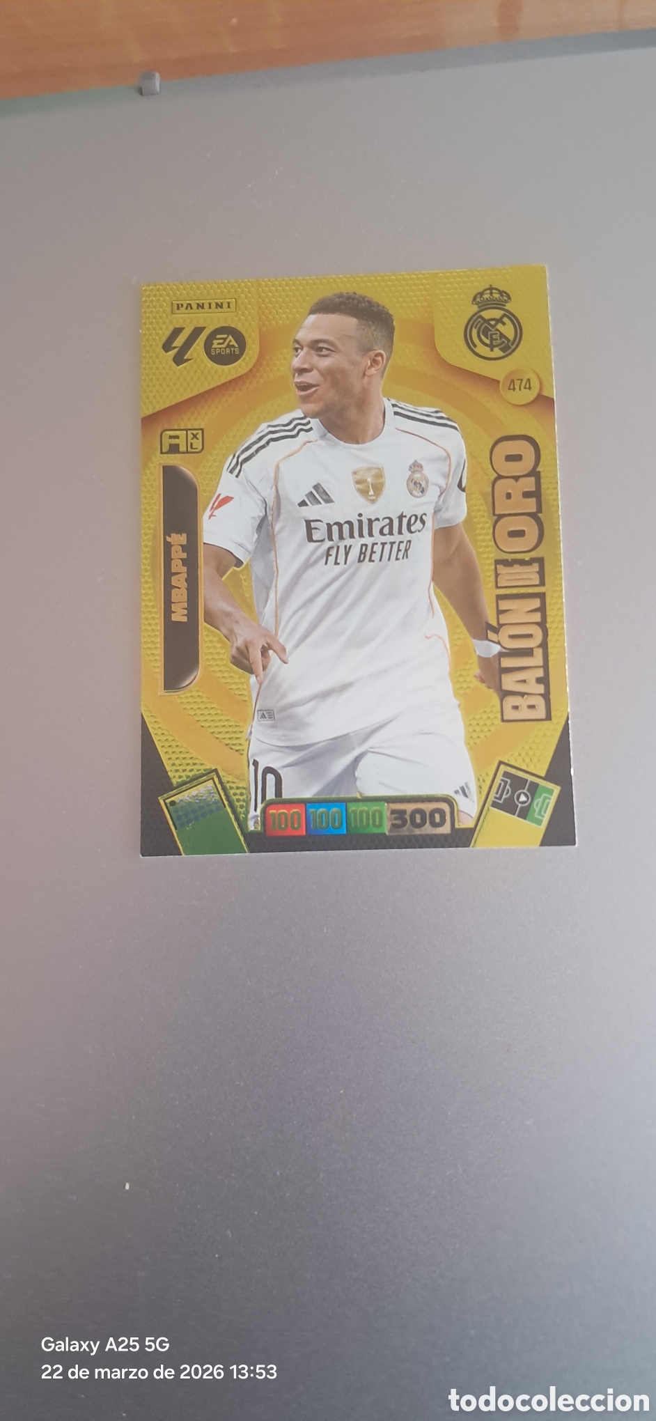 Trading cards: BALON DE ORO MBAPPE REAL MADRID - Foto 1