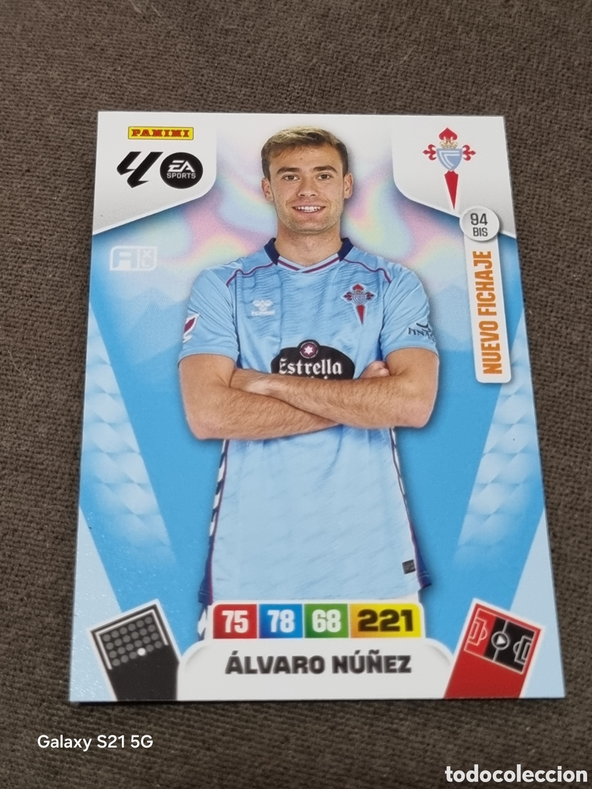 Trading Cards: 94 BIS - &Aacute;LVARO NU&Ntilde;EZ, CELTA NUEVO FICHAJE ADRENALYN 2025 2026
