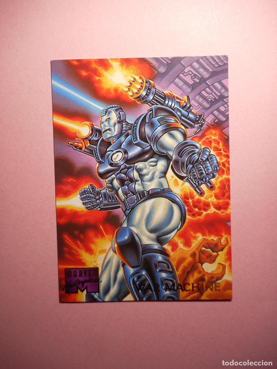 Trading cards: TRADING CARD MARVEL MASTERPIECES N&ordm;111 -WAR MACHINE (1995) PETER SCANLAN - Foto 1