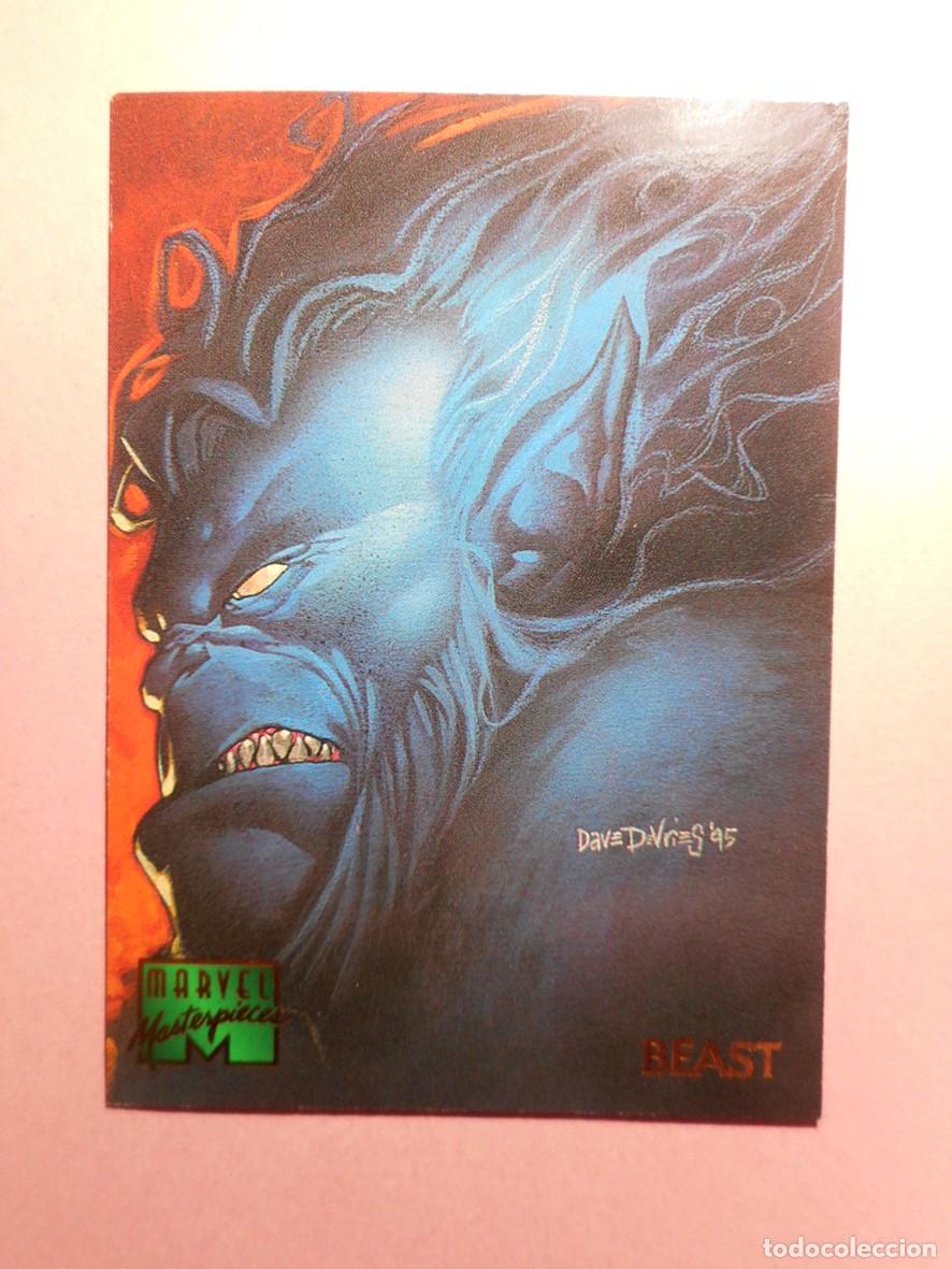 Trading cards: TRADING CARD MARVEL MASTERPIECES N&ordm;7 - BEAST (1995) DAVE DEVRIES - Foto 1