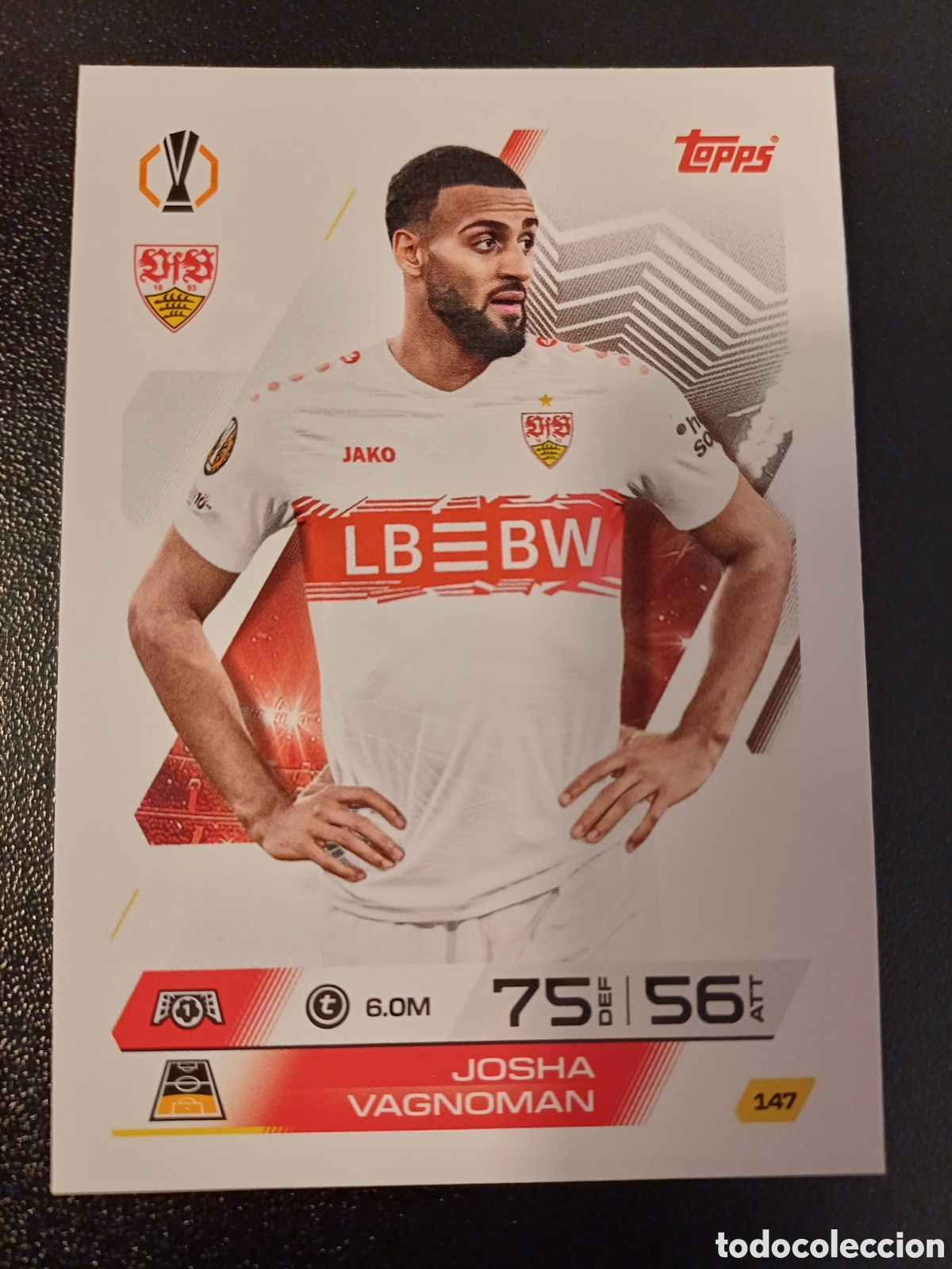 Figurine Collezionabili: #147 JOSHA VAGNOMAN VfB STUTTGART TOPPS MATCH ATTAX 2025/26