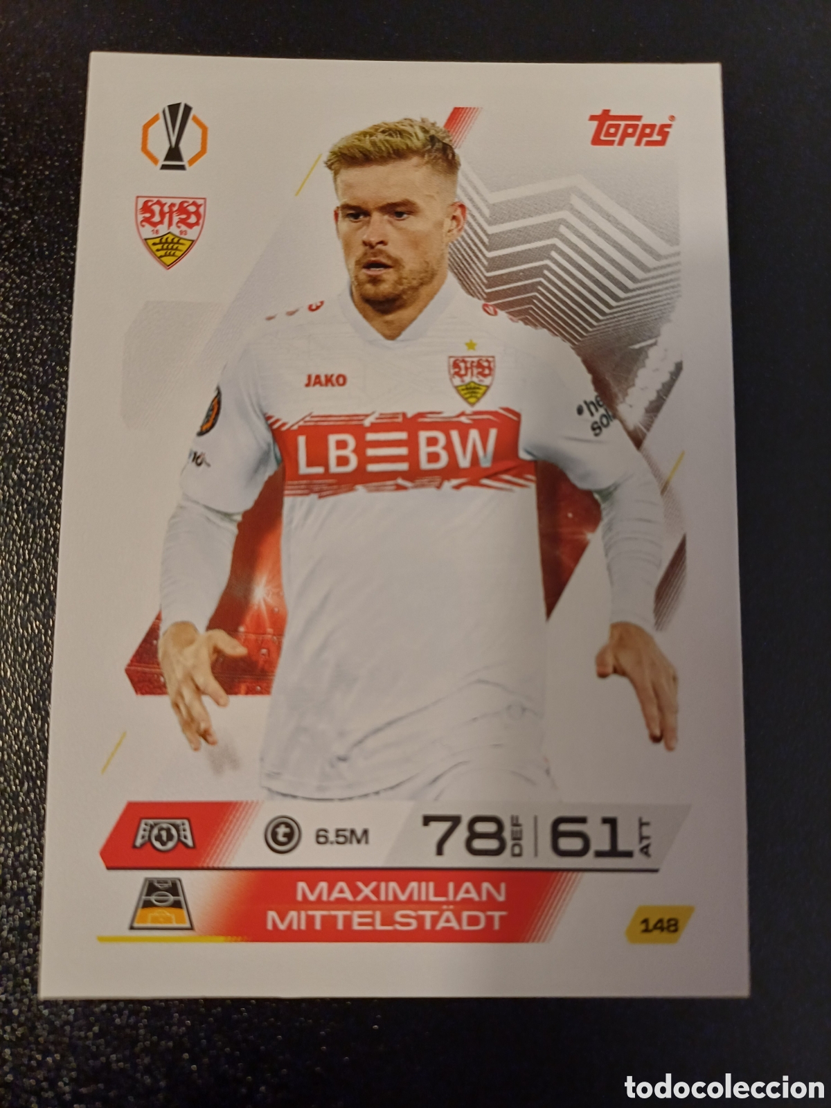 Cartas Colecion&aacute;veis: #148 MAXIMILIAN MITTELSTADT VfB STUTTGART TOPPS MATCH ATTAX 2025/26