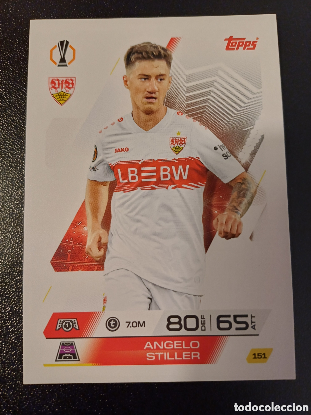 Sammelkarten: #151 ANGELO STILLER VfB STUTTGART TOPPS MATCH ATTAX 2025/26