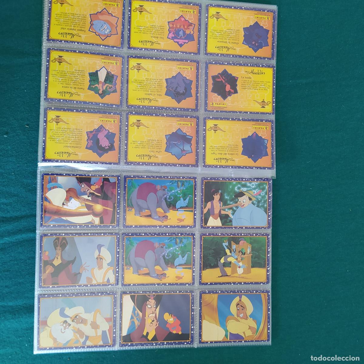 Trading cards: 70 CARDS ALADDIN PANINI - Foto 5