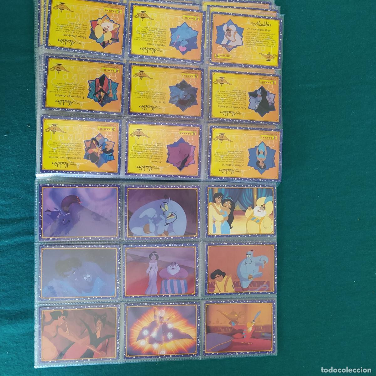 Trading cards: 70 CARDS ALADDIN PANINI - Foto 7