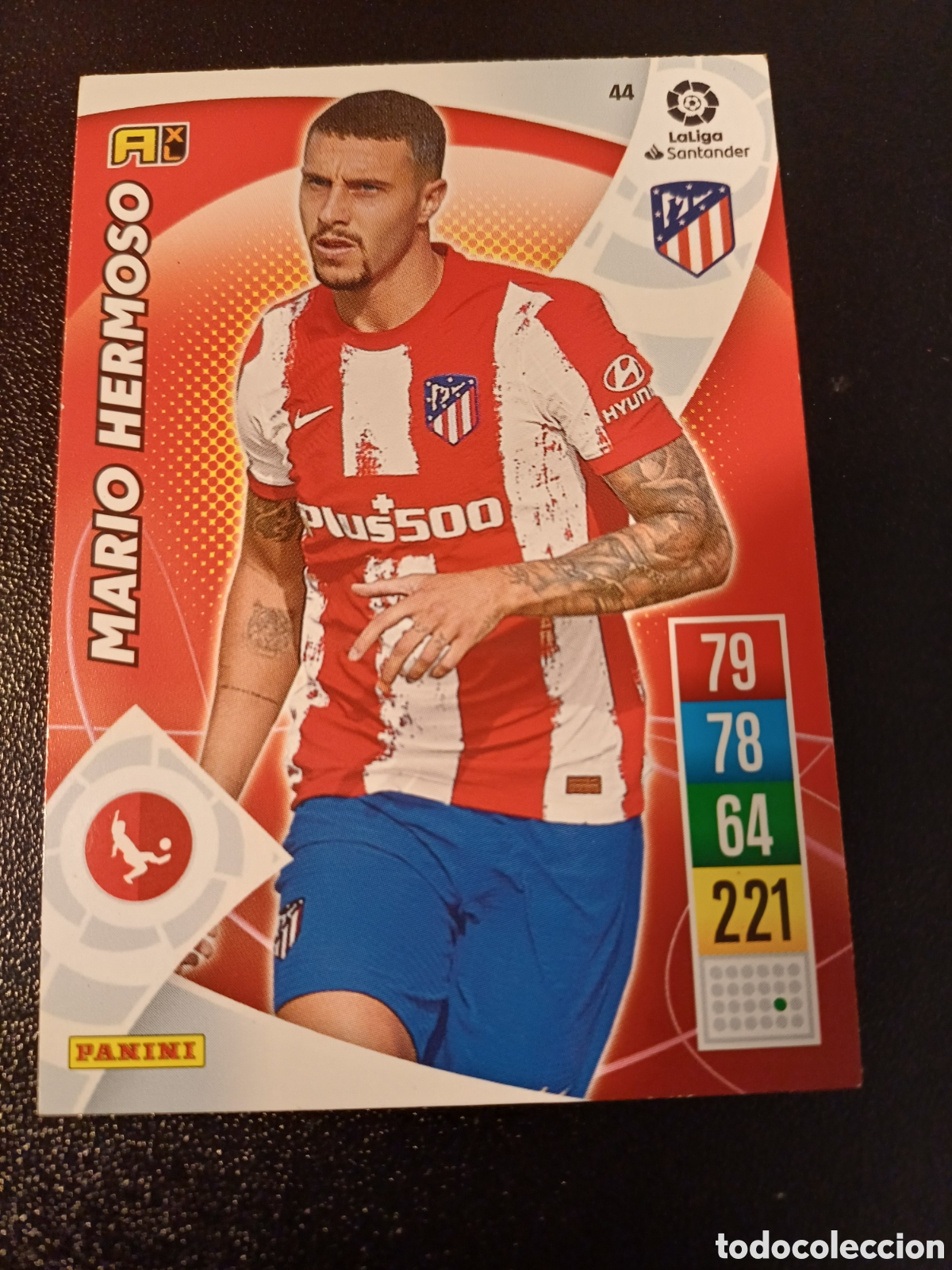 Figurine Collezionabili: #044 MARIO HERMOSO ATLETICO DE MADRID PANINI ADRENALYN XL 2021-22