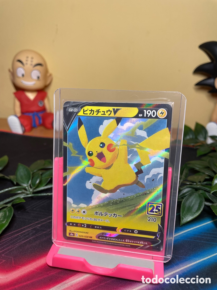 Trading Cards: Carta Pok&eacute;mon Pikachu V 25th Aniversario