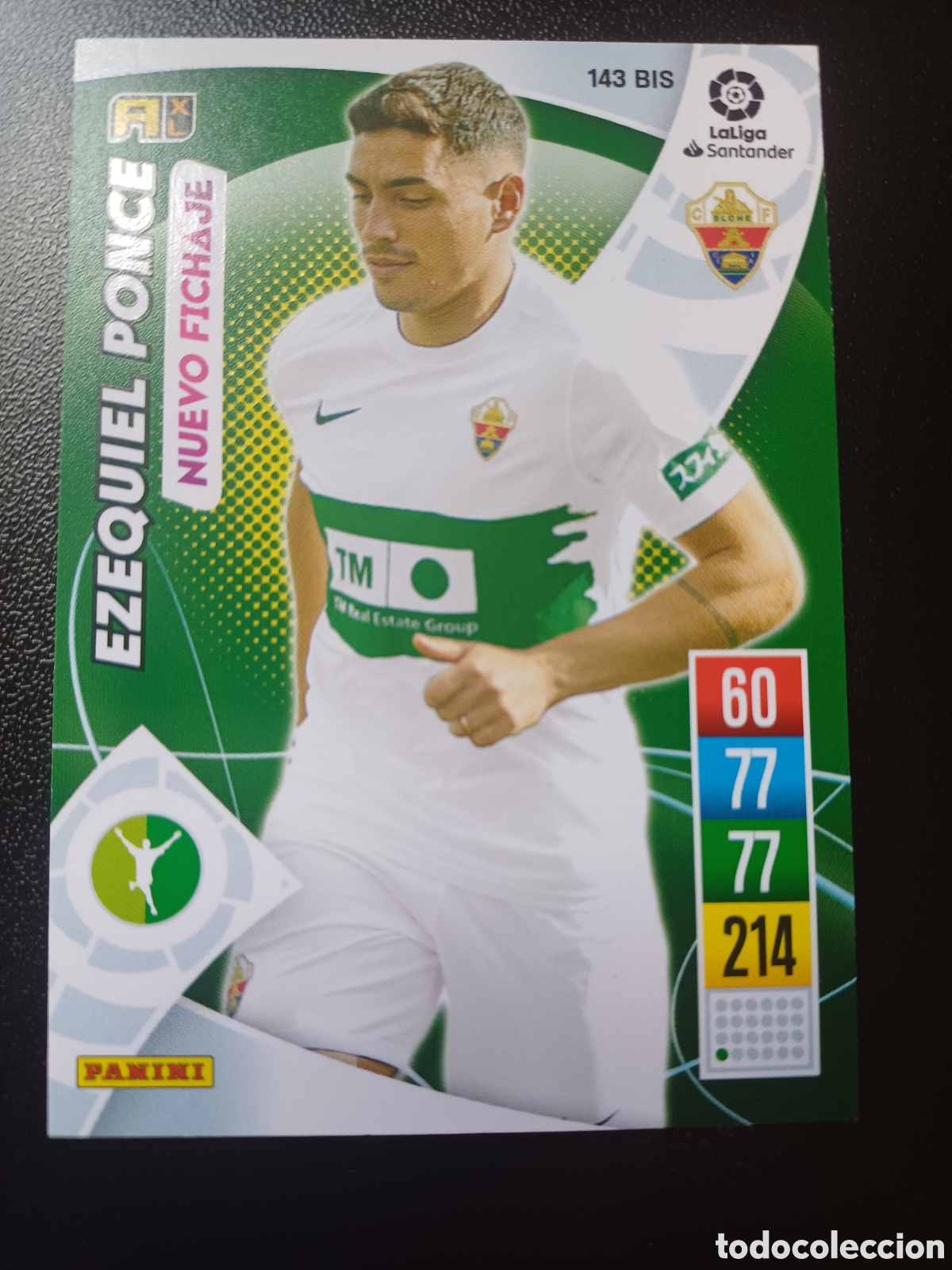 Cartas Colecion&aacute;veis: #143BIS EZEQUIEL PONCE ELCHE CF PANINI ADRENALYN XL 2021-22