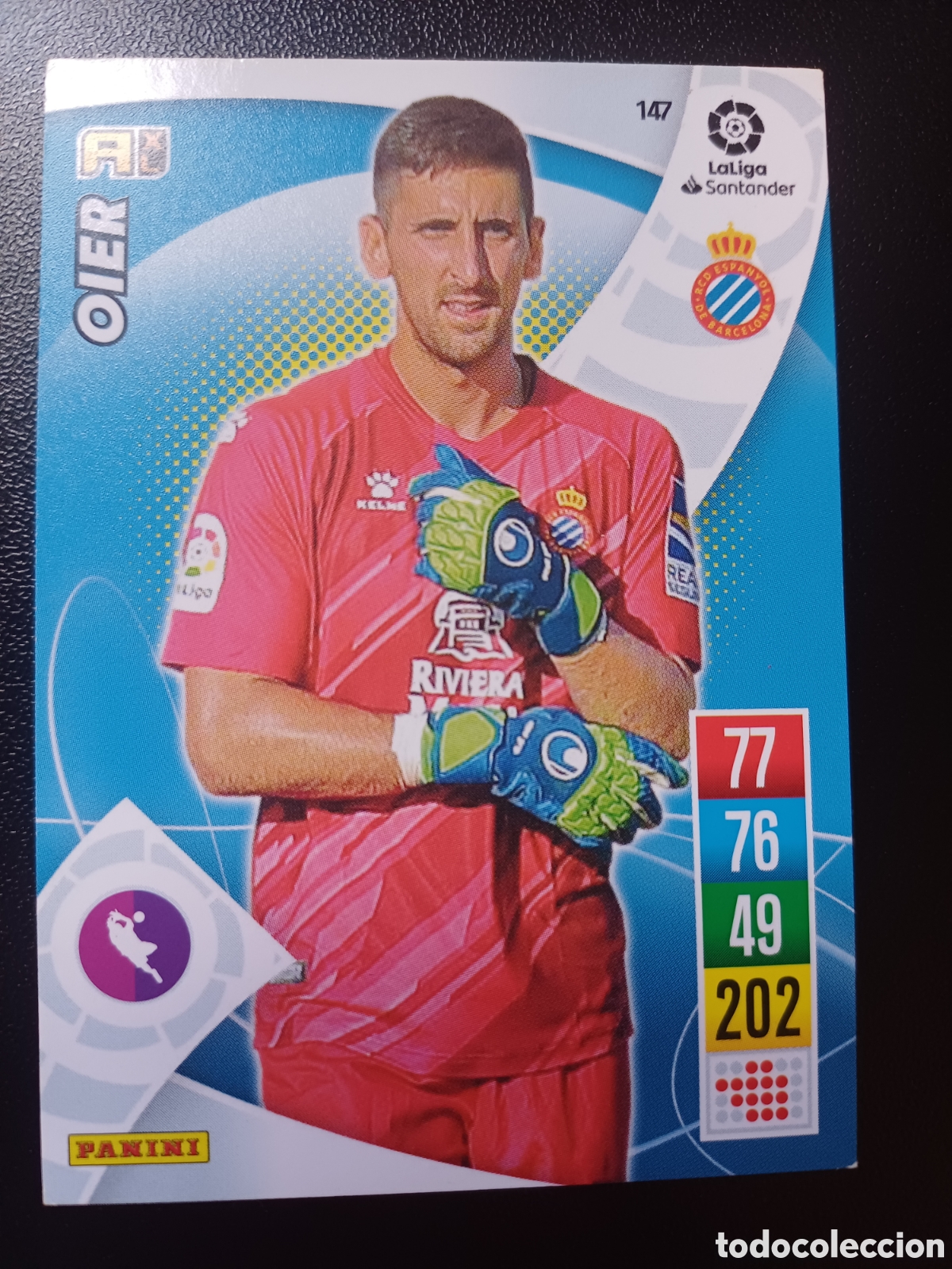 Cartas Colecion&aacute;veis: #147 OIER RCD ESPANYOL PANINI ADRENALYN XL 2021-22