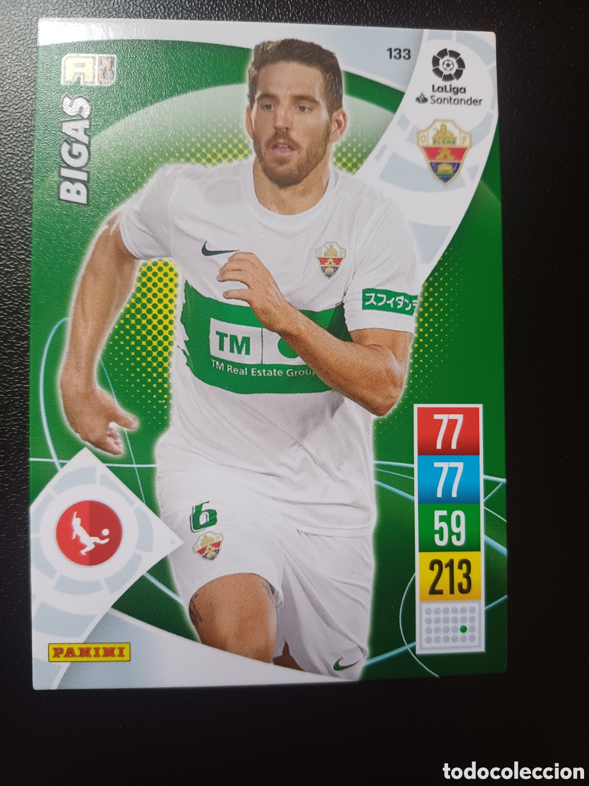 Cartas Colecion&aacute;veis: #133 BIGAS ELCHE CF PANINI ADRENALYN XL 2021-22