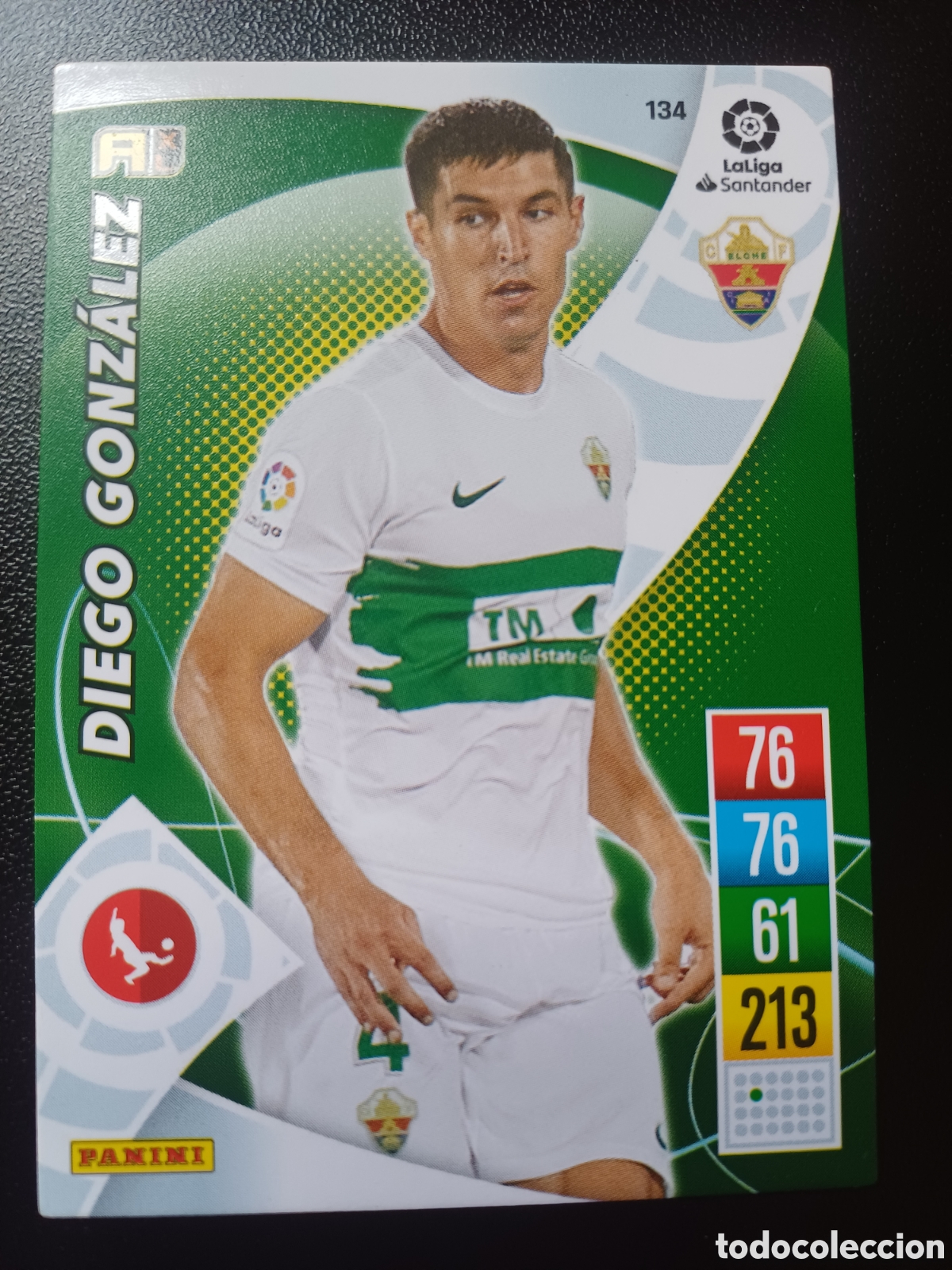 Cartas Colecion&aacute;veis: #134 DIEGO GONZALEZ ELCHE CF PANINI ADRENALYN XL 2021-22