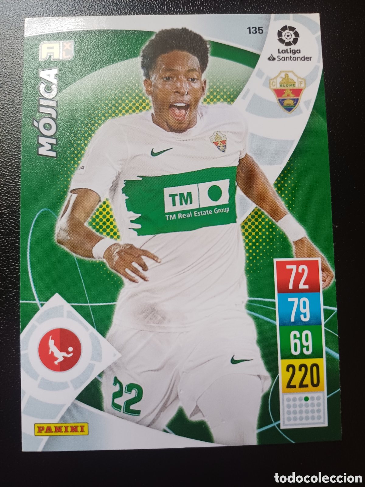 Cartas Colecion&aacute;veis: #135 MOJICA ELCHE CF PANINI ADRENALYN XL 2021-22