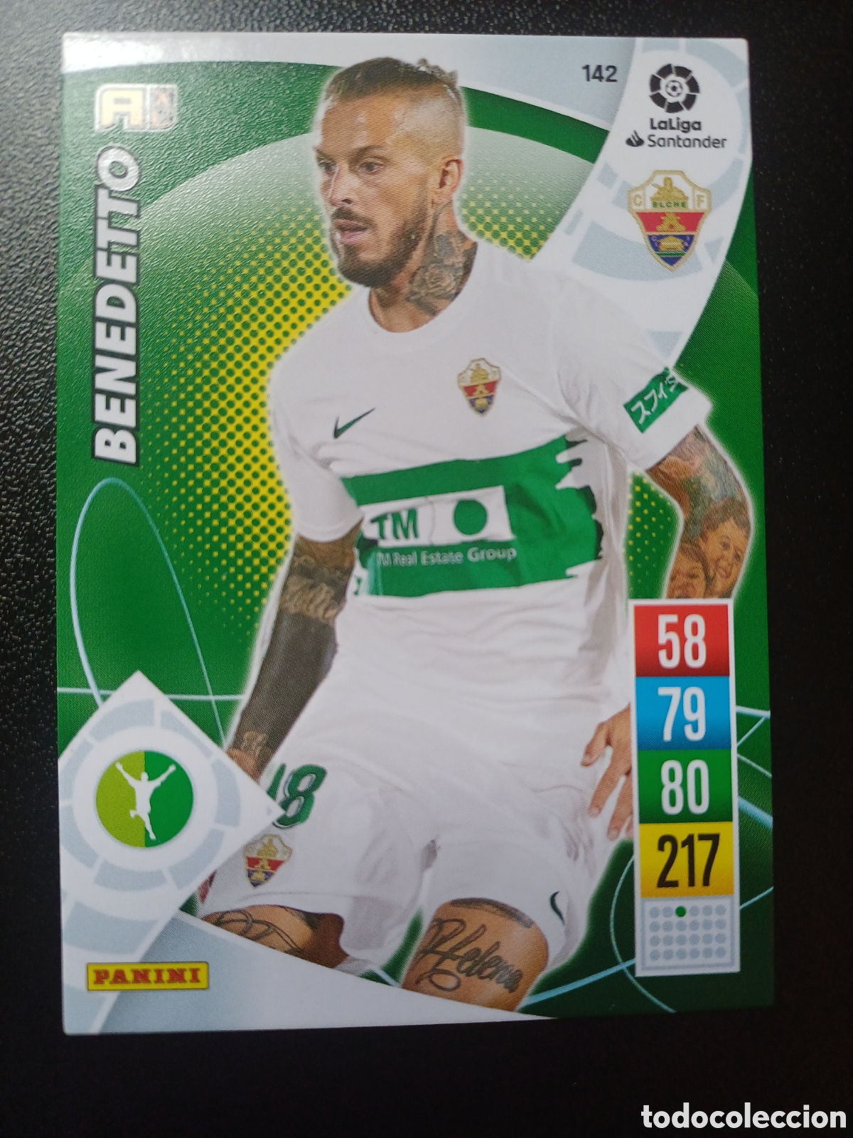 Cartas Colecion&aacute;veis: #142 BENEDETTO ELCHE CF PANINI ADRENALYN XL 2021-22
