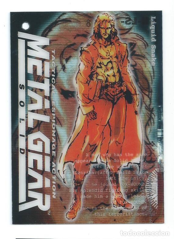 metal gear solid trading card konami 1998 il-9 - Compra venta en