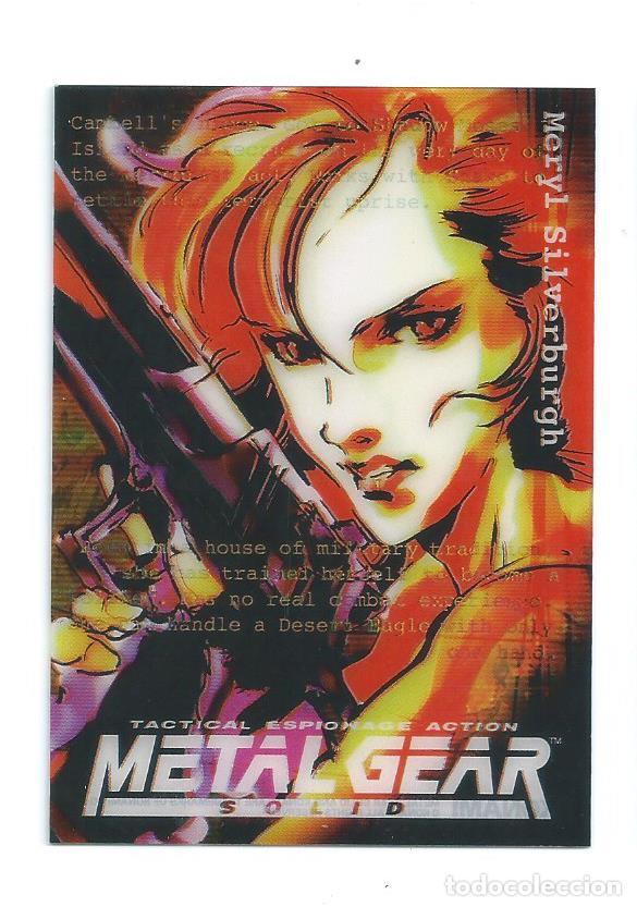 metal gear solid trading card konami 1998 il-9 - Buy Antique