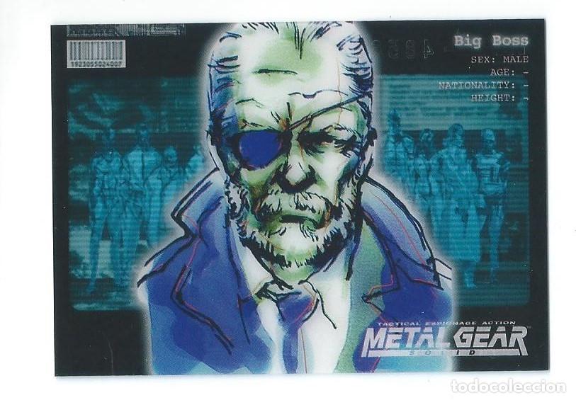 metal gear solid trading card konami 1998 il-9 - Compra venta en