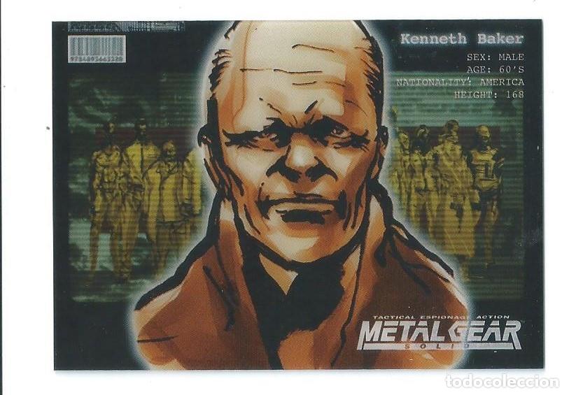 metal gear solid trading card konami 1998 il-9 - Buy Antique