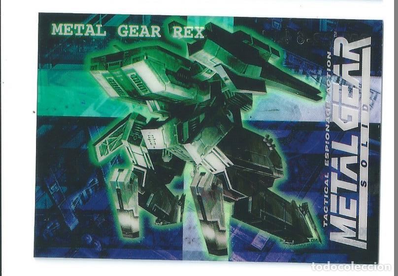 Trading Cards: METAL GEAR SOLID TRADING CARD KONAMI 1998 CM-R2 BASE 092 METAL GEAR REX