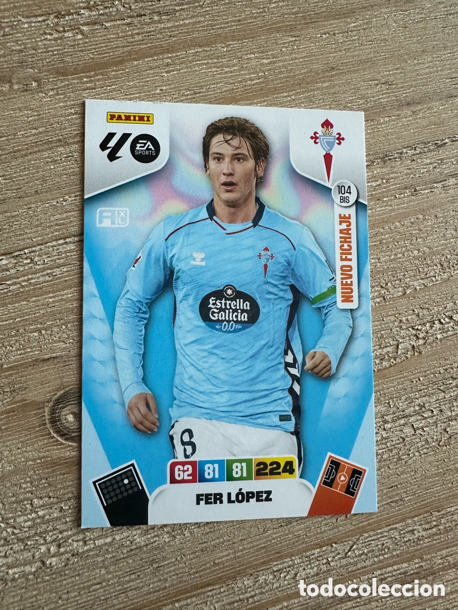 Trading cards: FER LOPEZ CELTA DE VIGO 104 BIS NUEVO FICHAJE ADRENALYN XL LIGA 2025-26 2025 2026