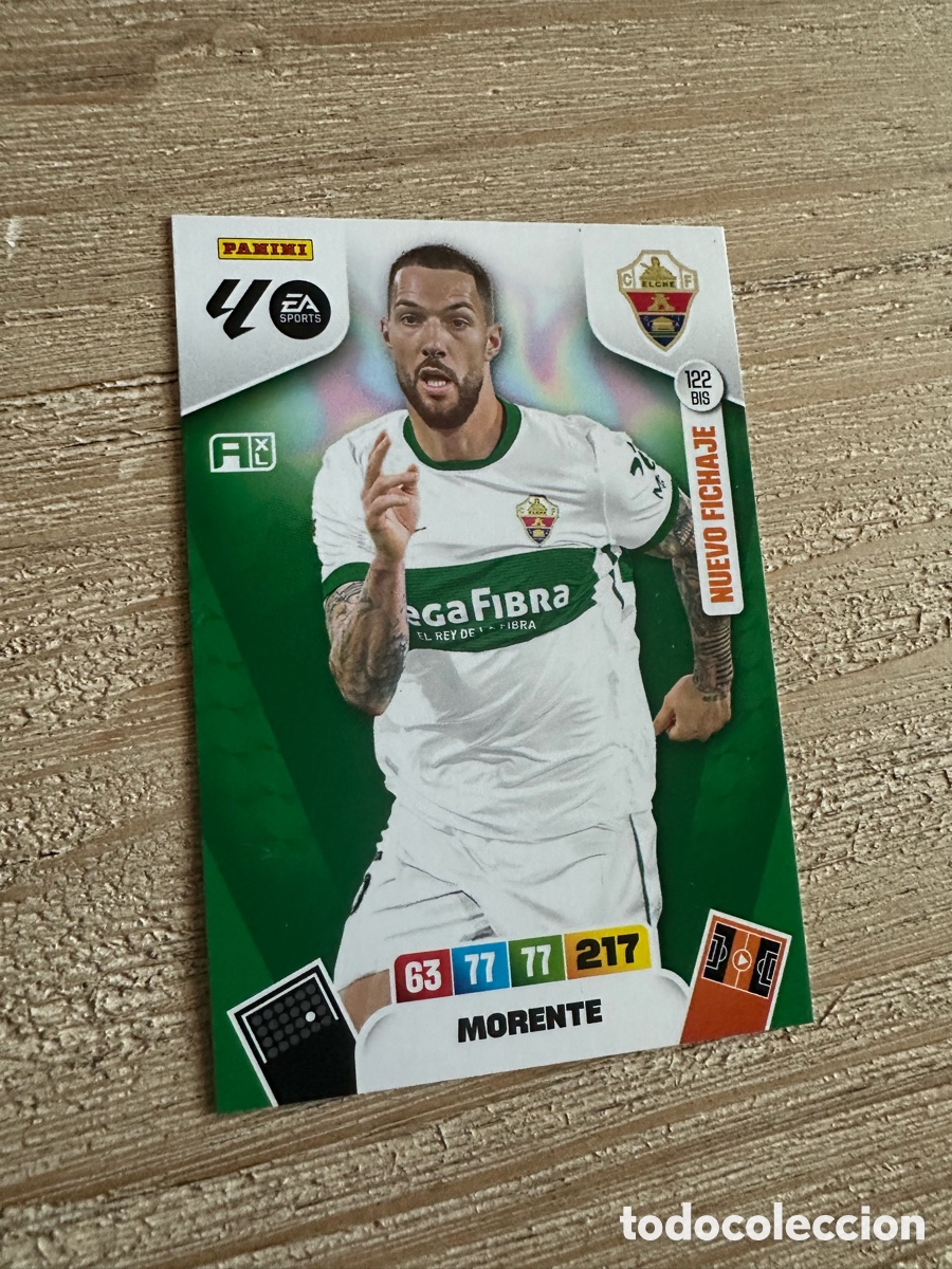 Sammelkarten: MORENTE ELCHE 122 BIS NUEVO FICHAJE ADRENALYN XL LIGA 2025-26 2025 2026