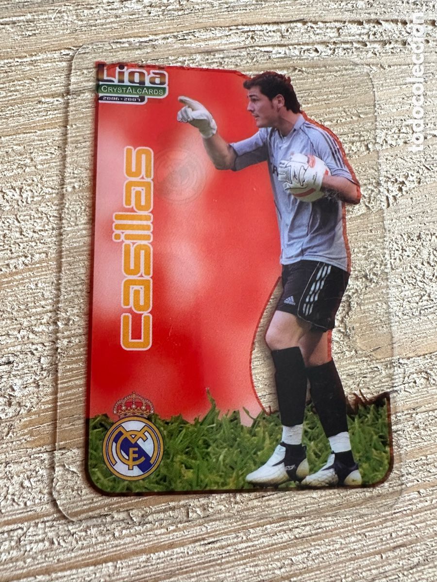 Trading Cards: CASILLAS REAL MADRID 021 MUNDICROMO CRYSTALCARDS 2006-2007 06-07