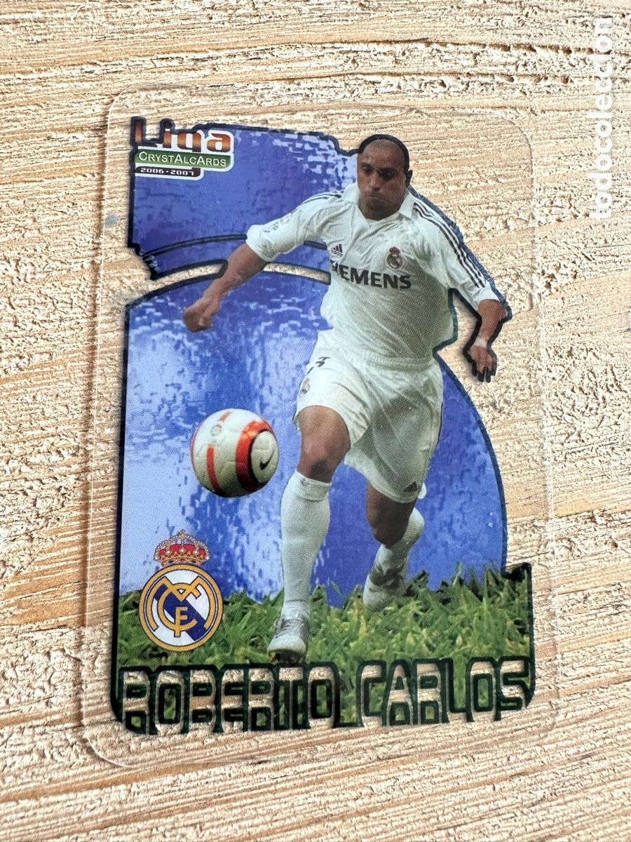 Trading Cards: ROBERTO CARLOS REAL MADRID 027 MUNDICROMO CRYSTALCARDS 2006-2007 06-07