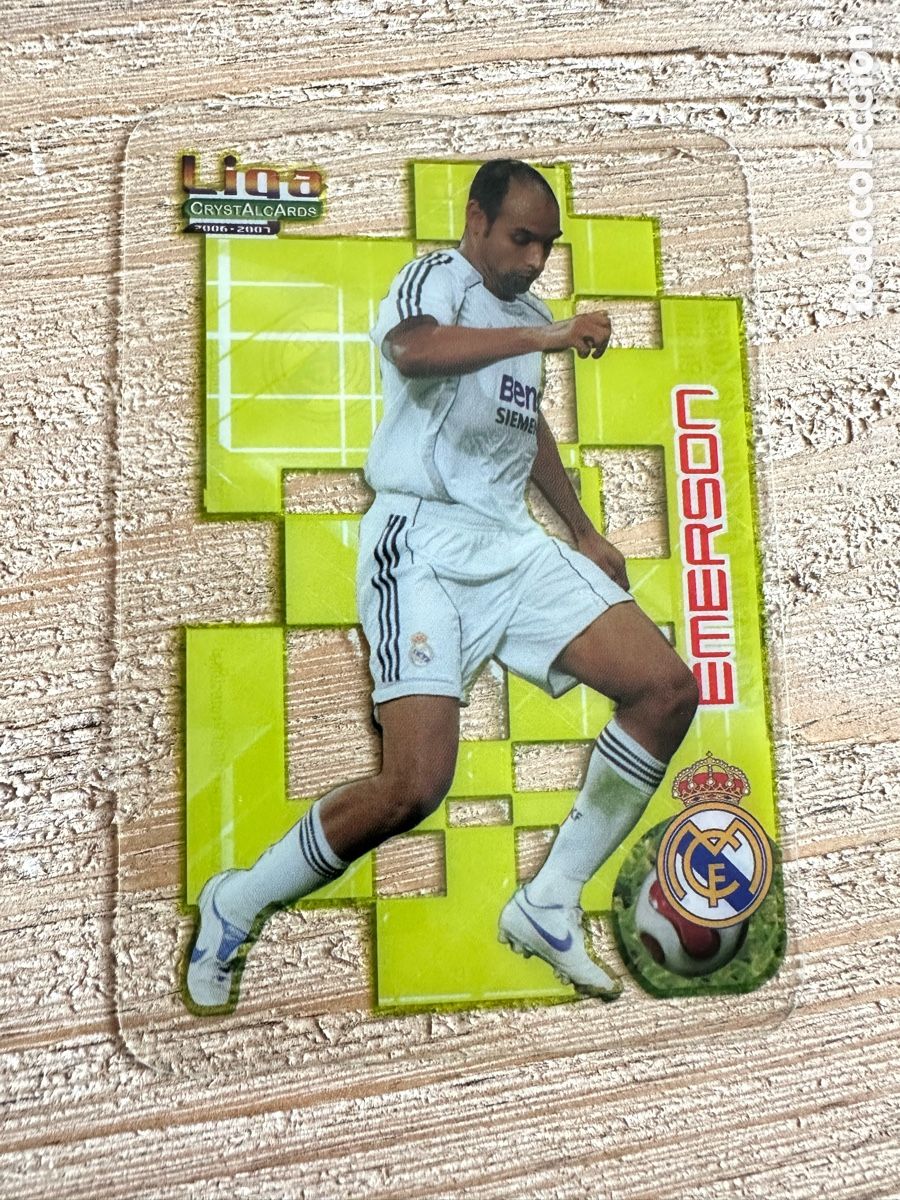 Trading Cards: EMERSON REAL MADRID 028 MUNDICROMO CRYSTALCARDS 2006-2007 06-07