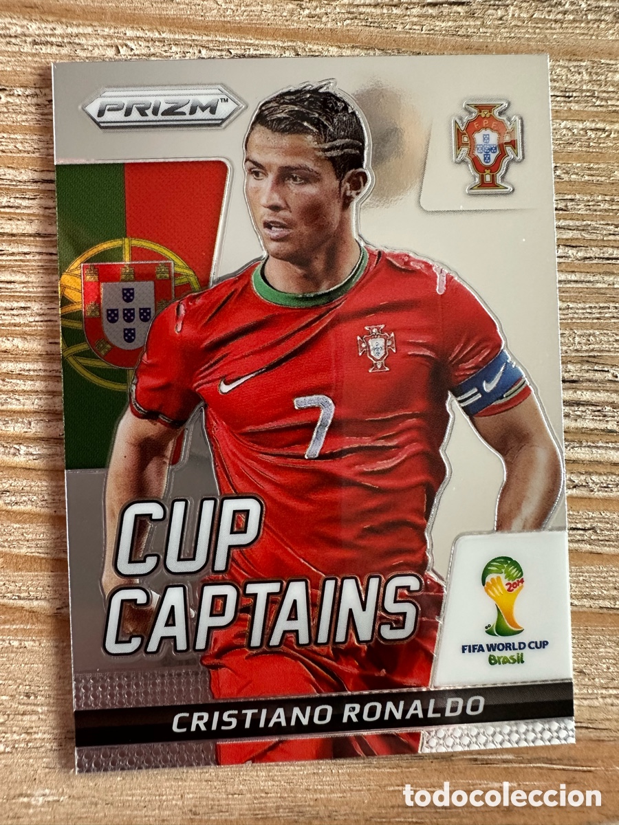 Trading Cards: CRISTIANO RONALDO PORTUGAL CUP CAPTAINS 5 PRIZM WORLD CUP 2014 BRASIL PANINI
