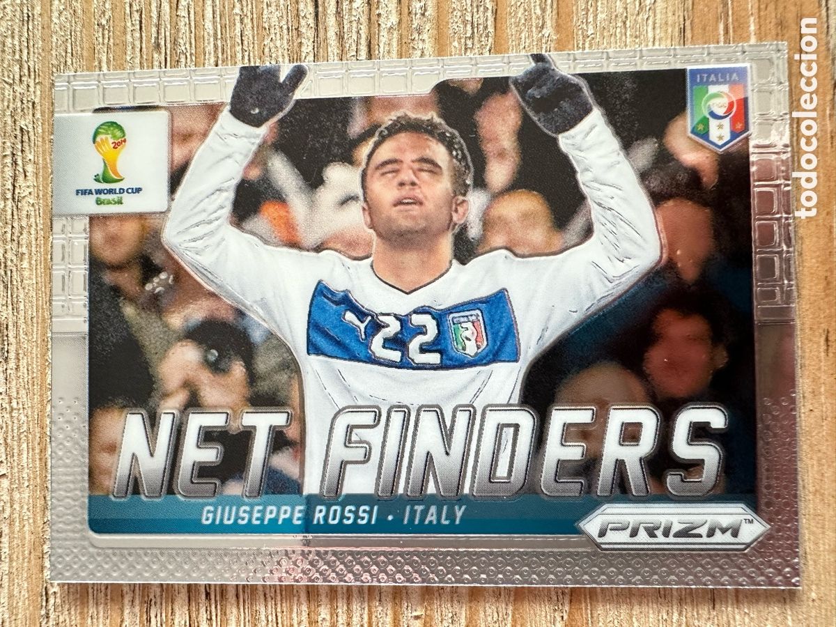Trading Cards: GIUSEPPE ROSSI ITALIA NET FINDERS 16 PRIZM WORLD CUP 2014 BRASIL PANINI