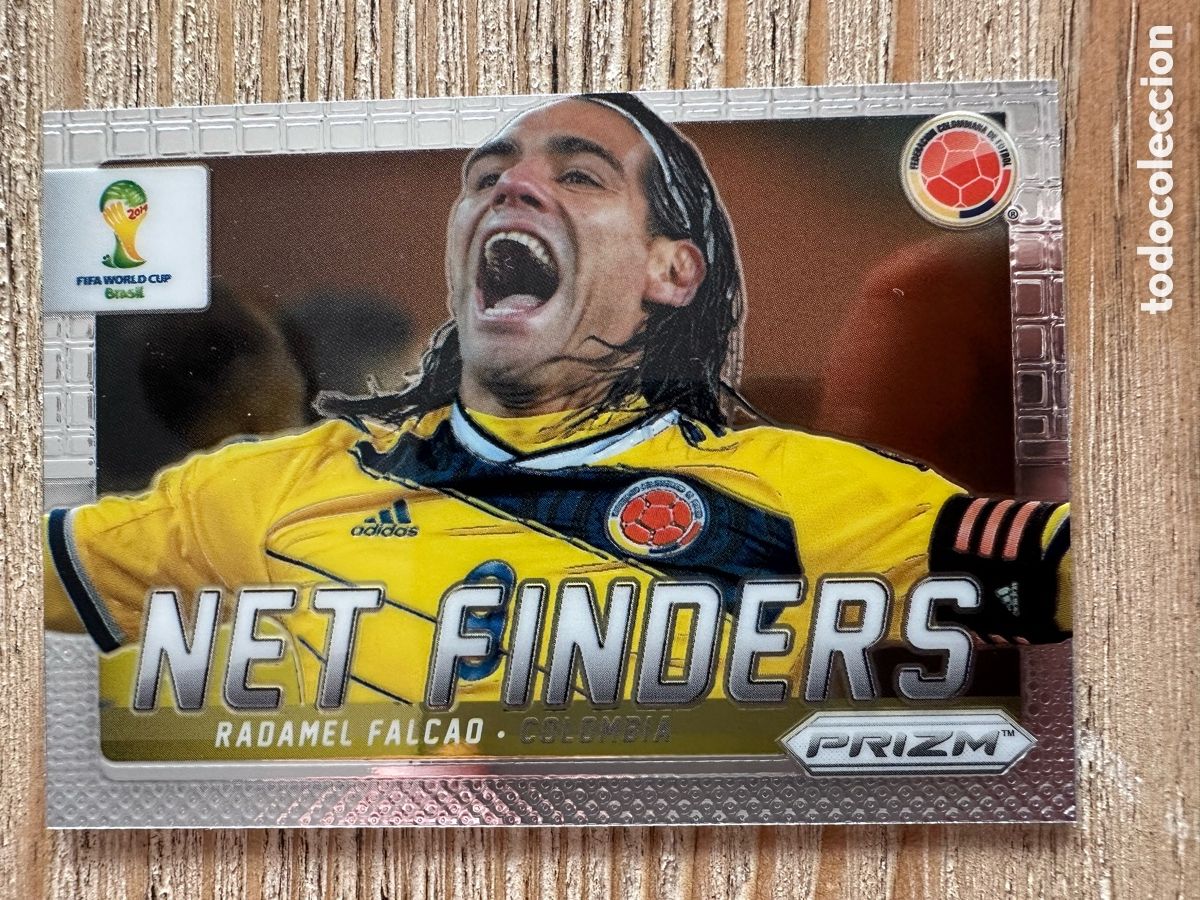 Trading Cards: FALCAO COLOMBIA NET FINDERS 7 PRIZM WORLD CUP 2014 BRASIL PANINI