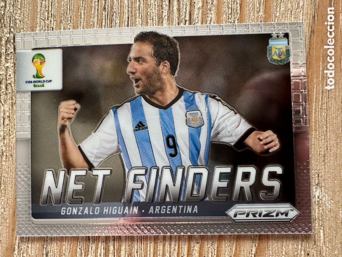 Trading Cards: HIGUAIN ARGENTINA NET FINDERS 1 PRIZM WORLD CUP 2014 BRASIL PANINI