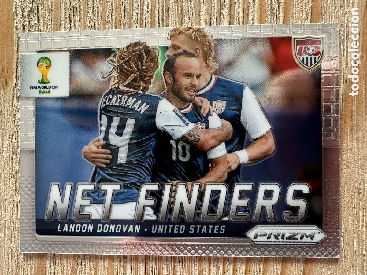 Trading Cards: LANDON DONOVAN USA NET FINDERS 25 PRIZM WORLD CUP 2014 BRASIL PANINI