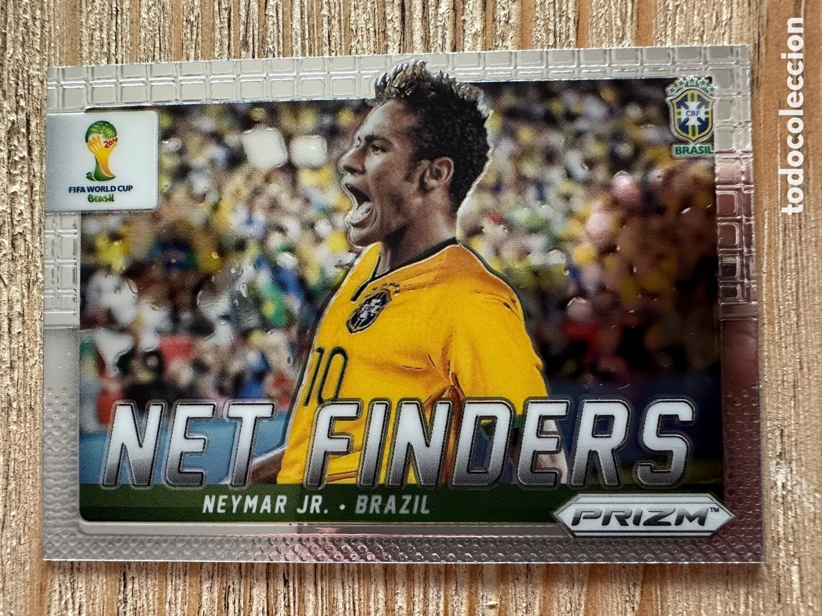 Trading Cards: NEYMAR BRASIL NET FINDERS 25 PRIZM WORLD CUP 2014 BRASIL PANINI