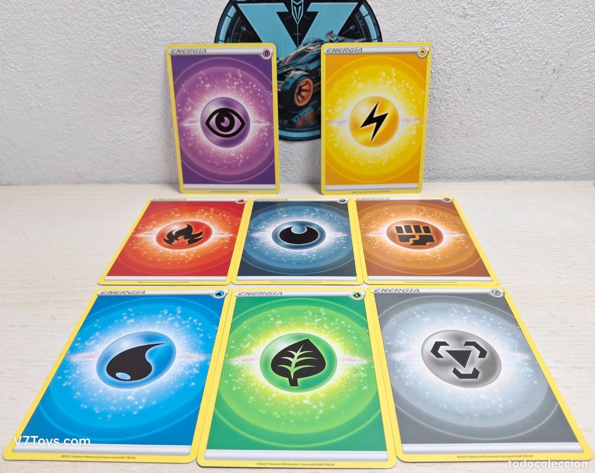 Trading cards: Cartas x8 Energ&iacute;a Pokemon Astros Brillantes ES