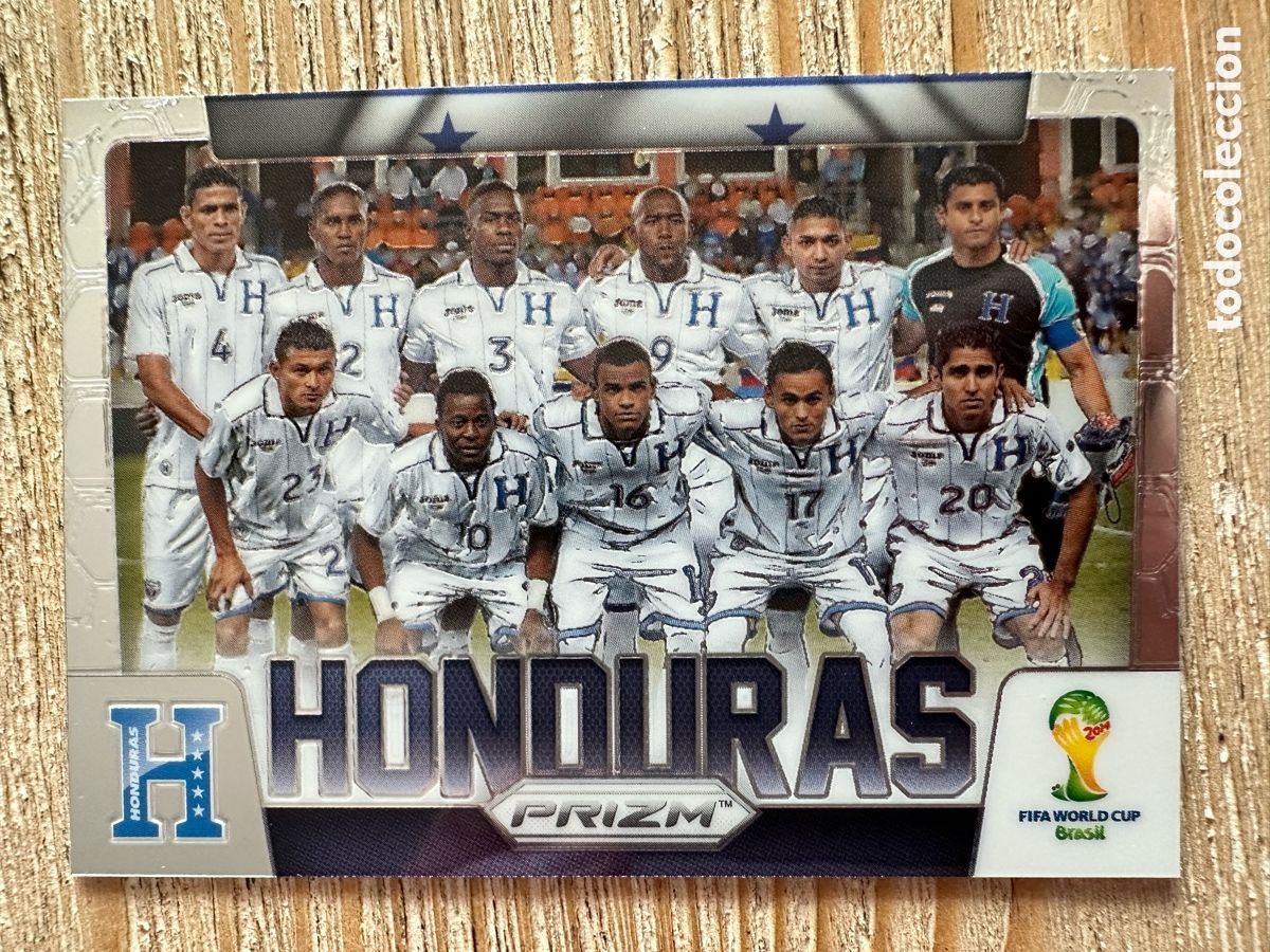 Trading Cards: ALINEACION PLANTILLA HONDURAS 19 PRIZM WORLD CUP 2014 BRASIL PANINI