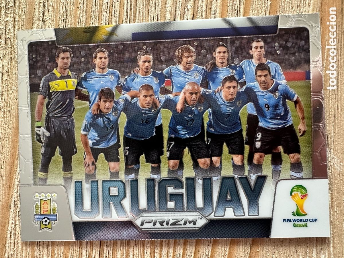 Trading Cards: ALINEACION PLANTILLA URUGUAY 31 PRIZM WORLD CUP 2014 BRASIL PANINI