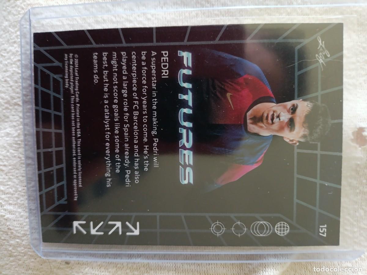 Trading cards: Pedri leaf card numerada 1/1 - Foto 1