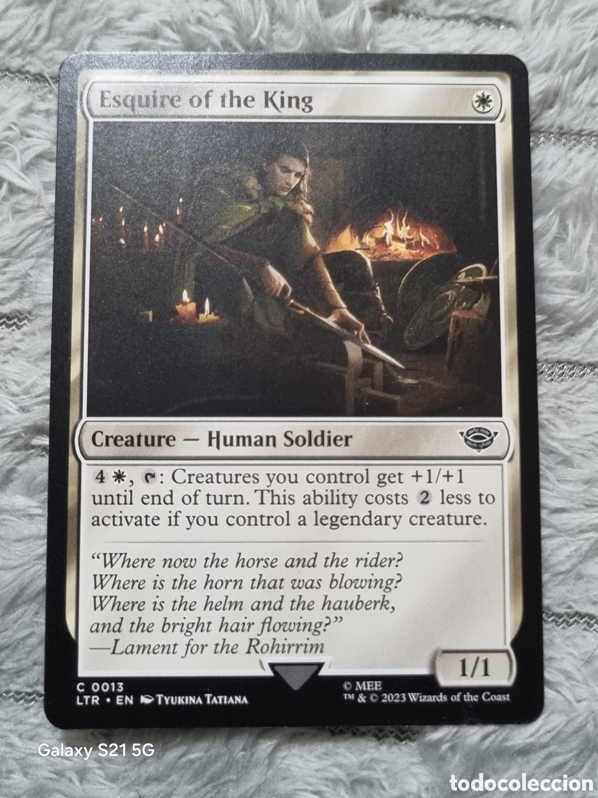 Trading cards: MAGIC THE GATHERING - EL SE&Ntilde;OR DE LOS ANILLOS - 13 - Foto 1