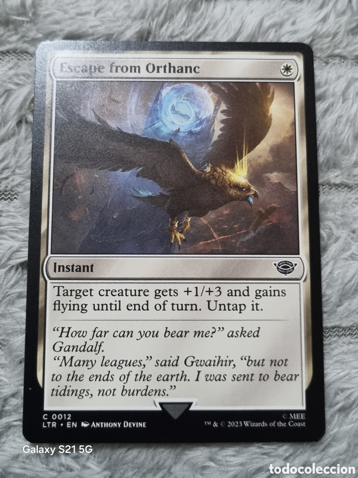 Trading cards: MAGIC THE GATHERING - EL SE&Ntilde;OR DE LOS ANILLOS - 12 - Foto 1