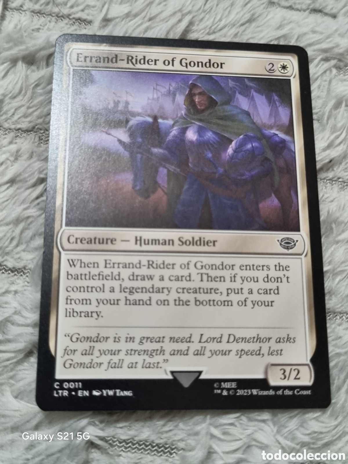 Trading cards: MAGIC THE GATHERING - EL SE&Ntilde;OR DE LOS ANILLOS - 11 - Foto 1