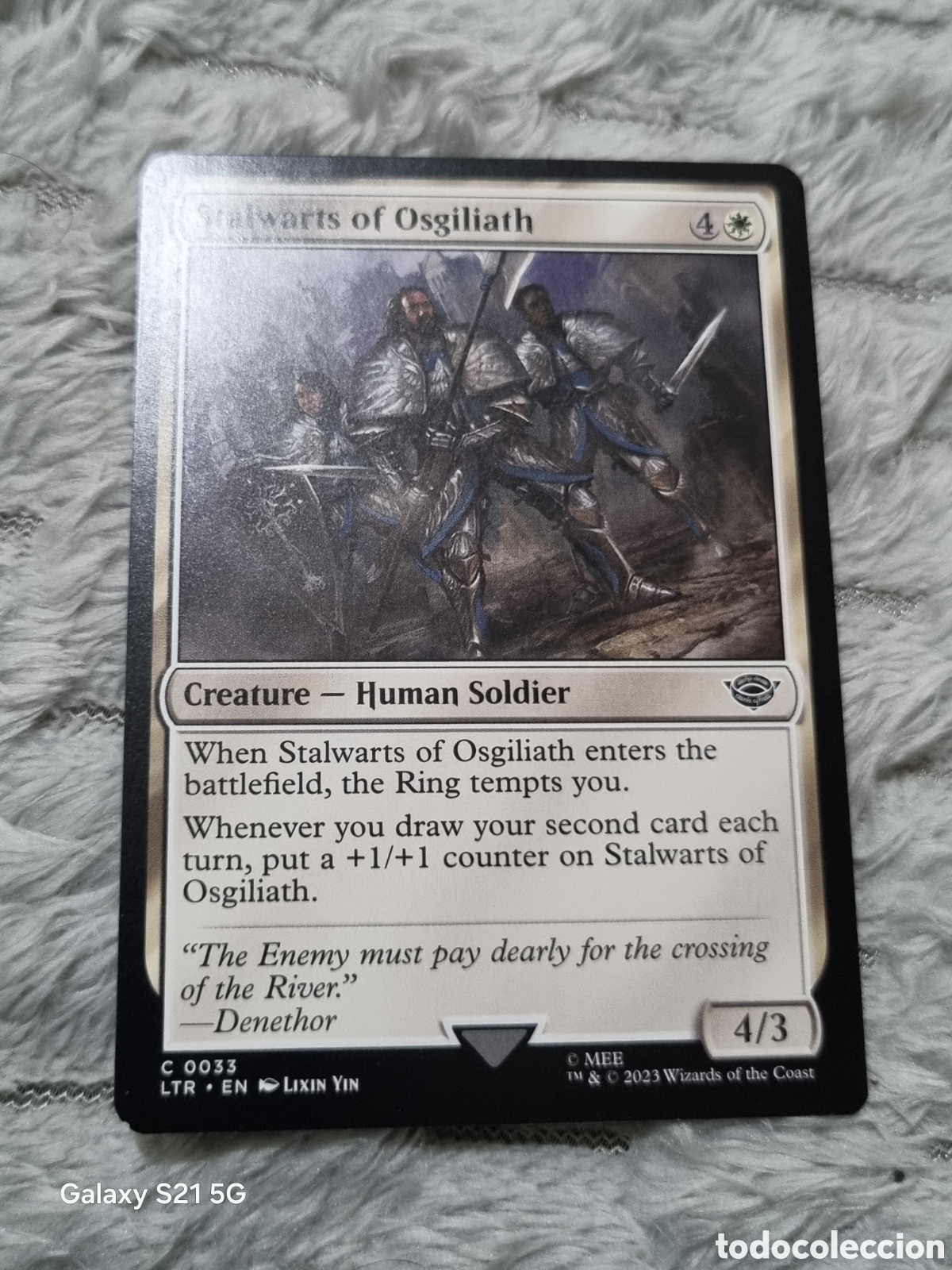 Trading cards: MAGIC THE GATHERING - EL SE&Ntilde;OR DE LOS ANILLOS - 33 - Foto 1