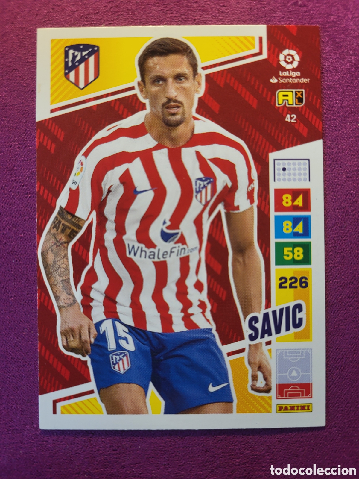 Trading Cards: 42 Savic / Adrenalyn XL 2022