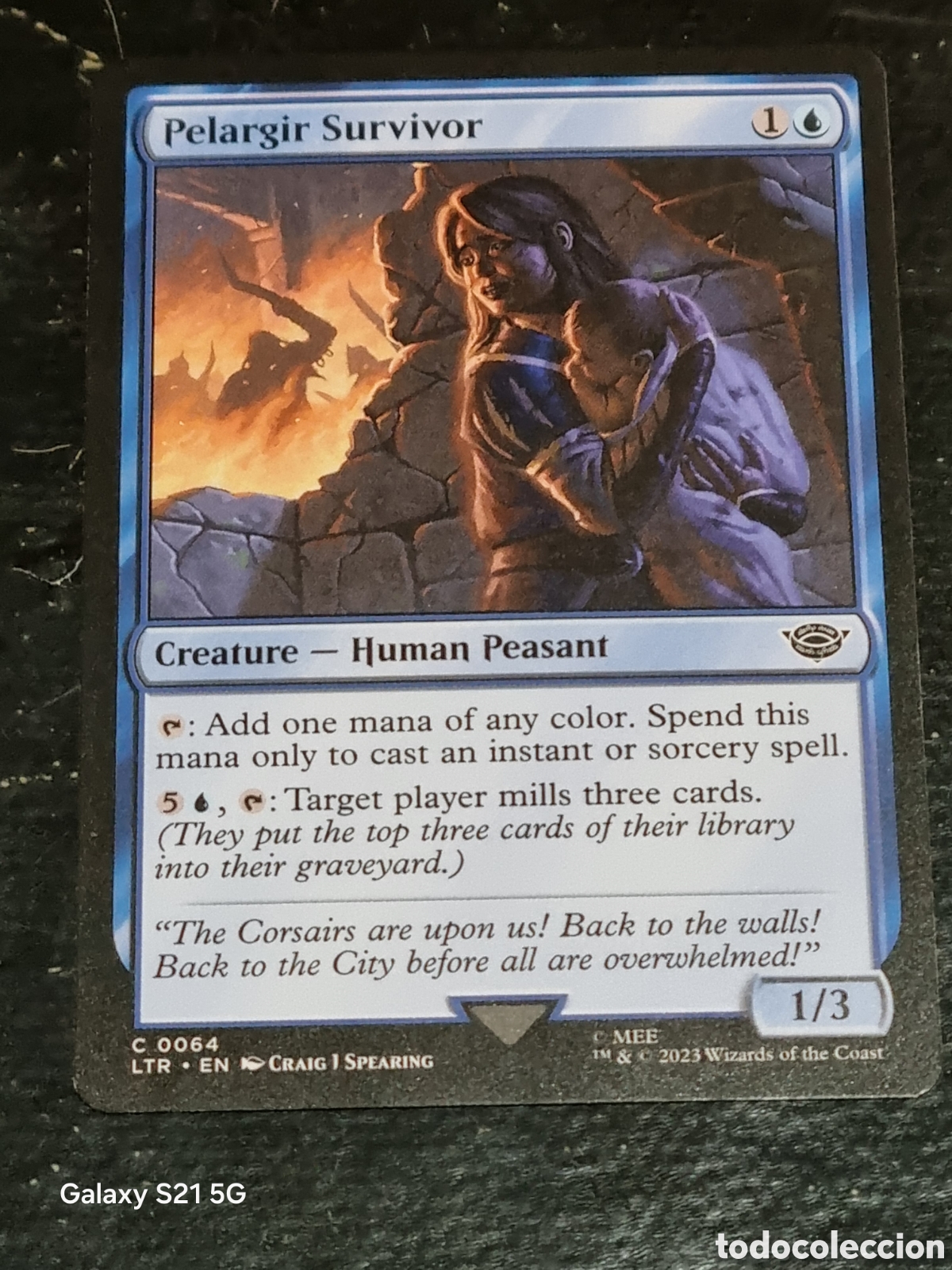 Trading Cards: MAGIC THE GATHERING - EL SE&Ntilde;OR DE LOS ANILLOS 64